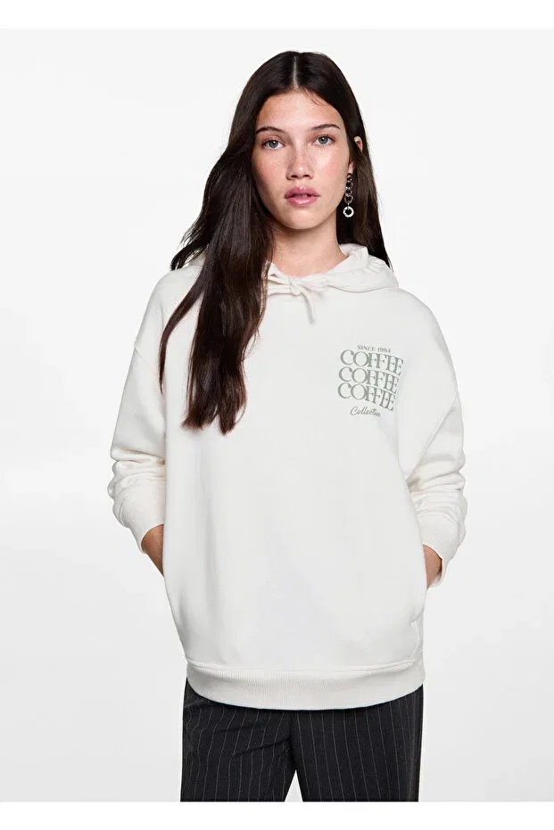 Детское худи для девочек с принтом Off-White Mango Woman, Off White