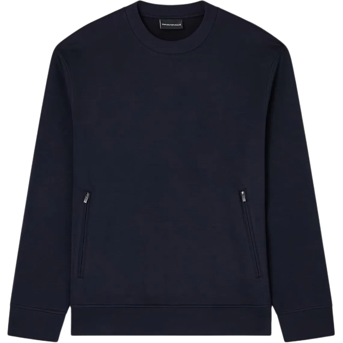 Мужской свитшот из двойного трикотажа Travel Essentials Emporio Armani, Dark Blue