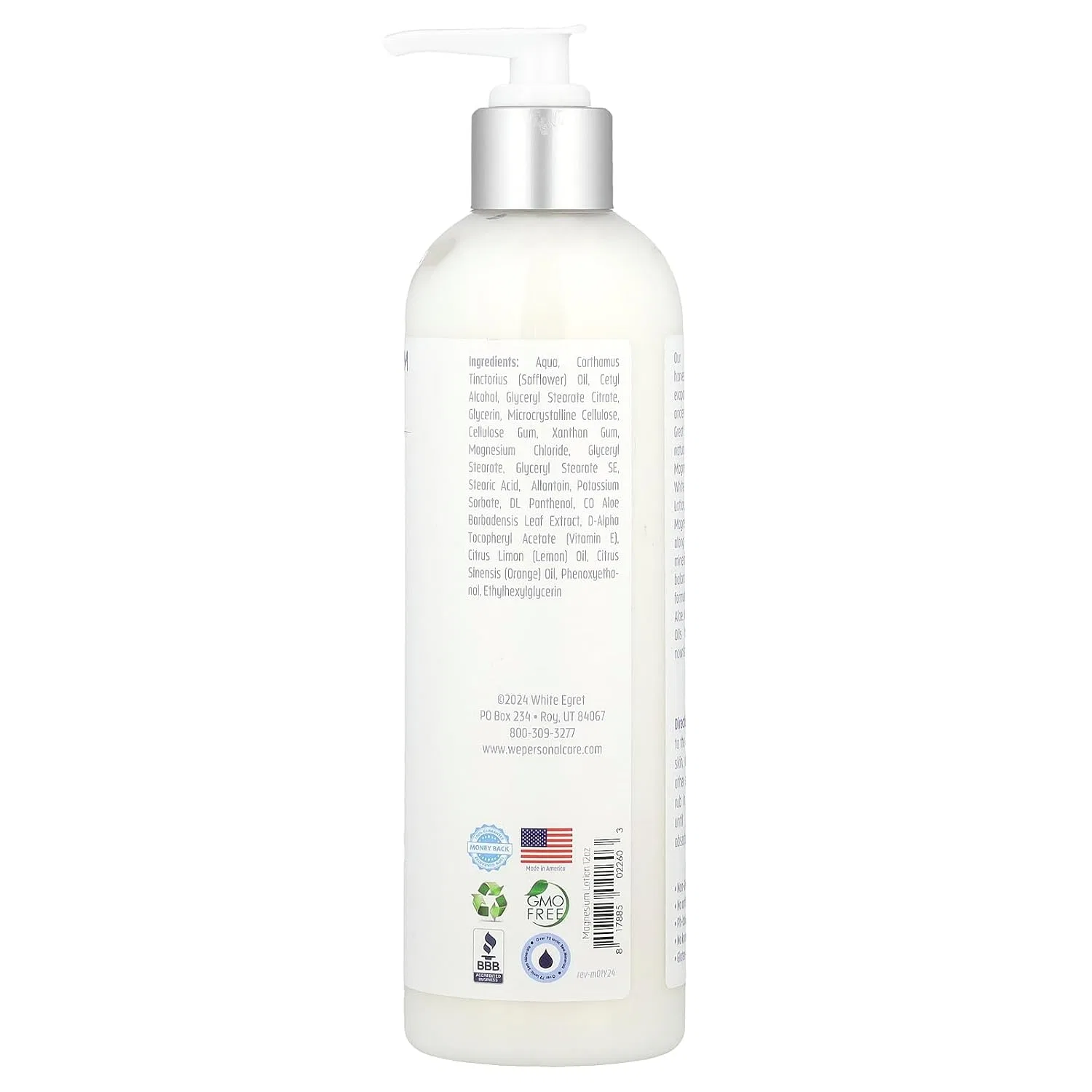 Лосьон для тела Magnesium Lotion, White Egret, 354.88 мл — фото 2