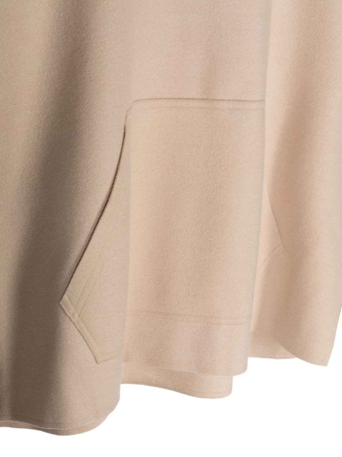 MM6 Maison Margiela Kids худи с приспущенными плечами и вышитым логотипом, нейтральный цвет — фото 3
