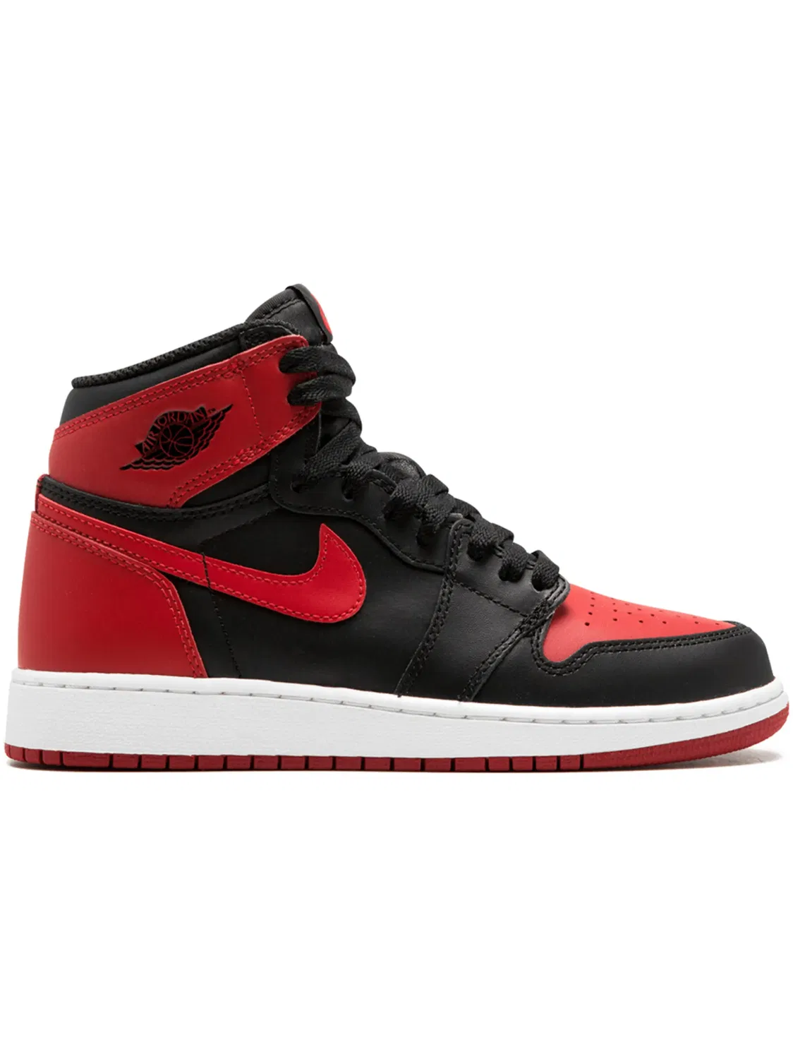 Кроссовки Air Jordan 1 Retro High OG BG "Banned 2016", черный