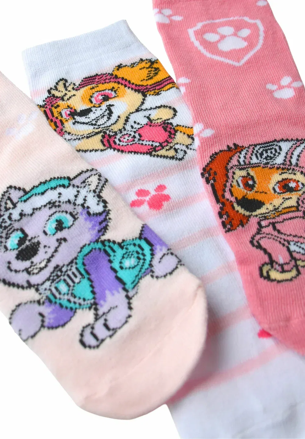 3Er pack socken söckchen skye, zuma everest - socks Paw Patrol, Mehrfarbig — фото 2