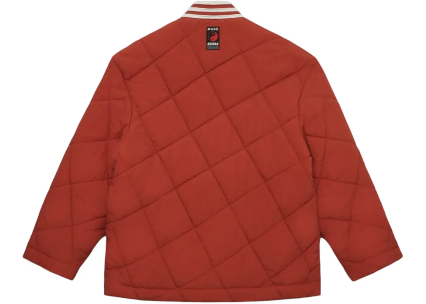 Мужская куртка-запах с принтом Clot x Edison Chen Adidas, Vermillion — фото 2