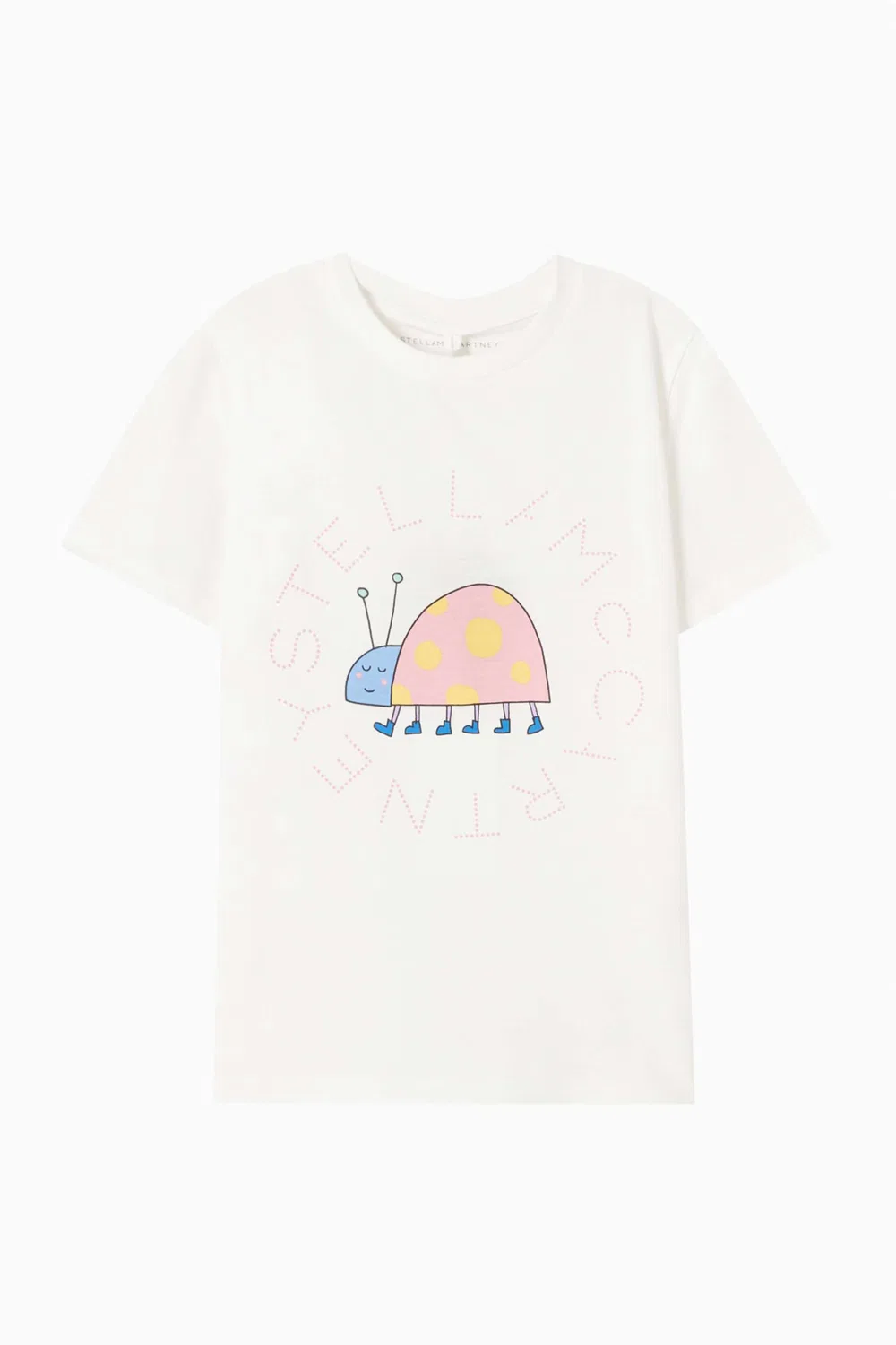Футболка хлопковая с логотипом Ladybug Stella McCartney