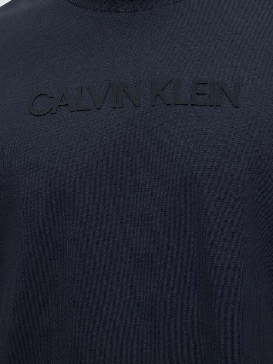 Футболка Calvin Klein 20S цвета морской волны — фото 3