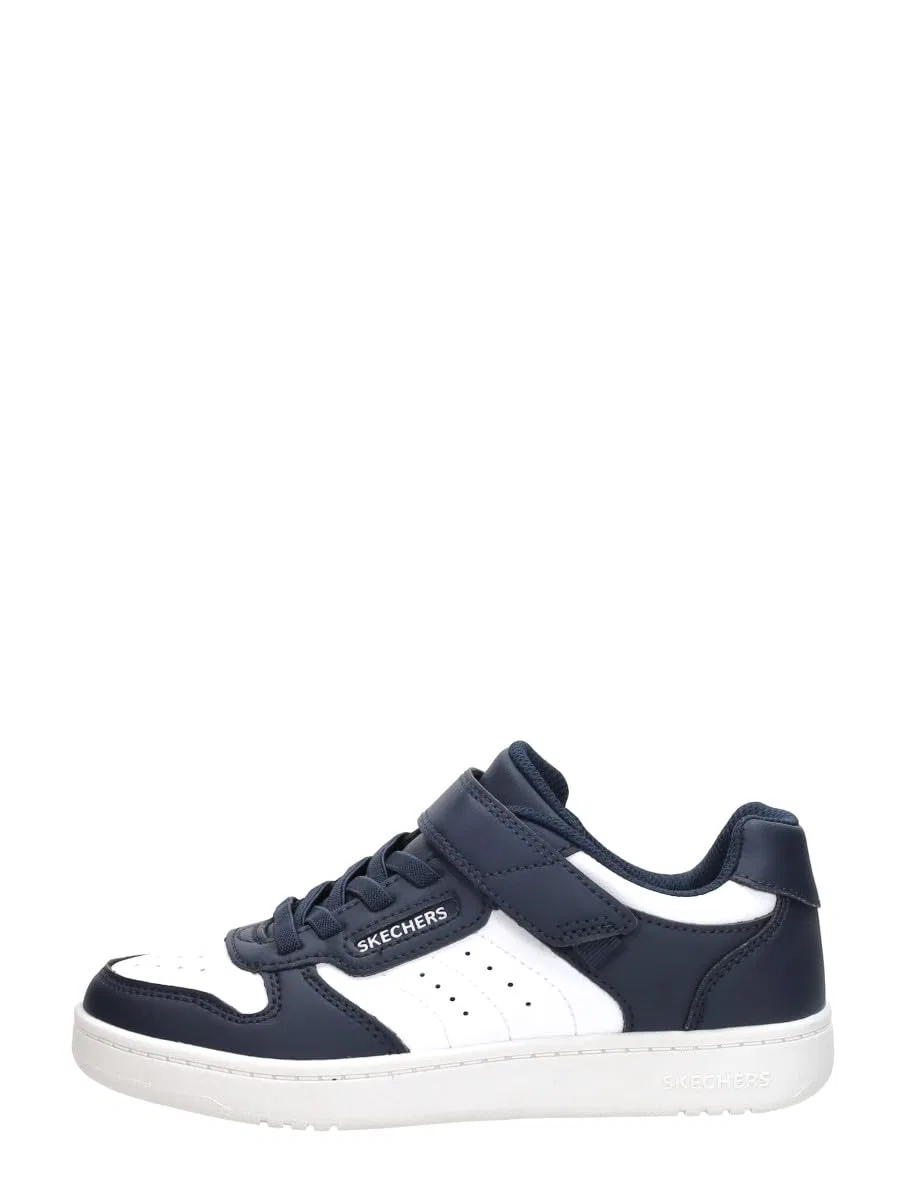 Детские кроссовки для мальчиков с перфорацией Skechers Quick Street, Navy Blue White