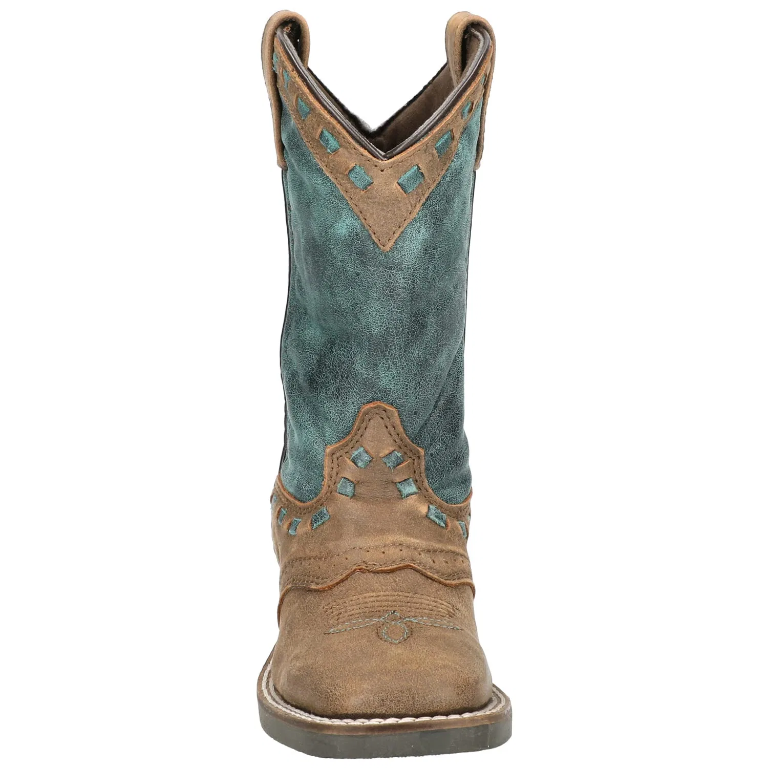 Детские ботинки для мальчиков ковбойские Western Wisteria Boots Smoky Mountain Boots, Tan Red Bomber Jacket — фото 4