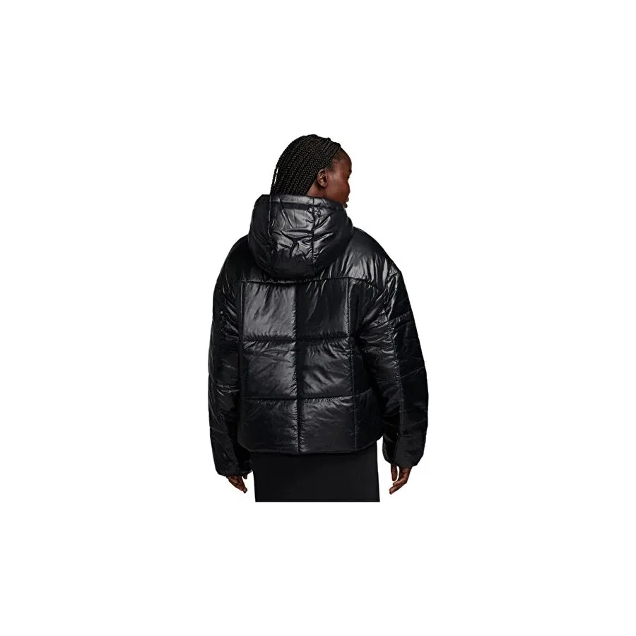 Женский пуховик Therma Fit Classic Puffer Shine Nike, Оливковый — фото 2