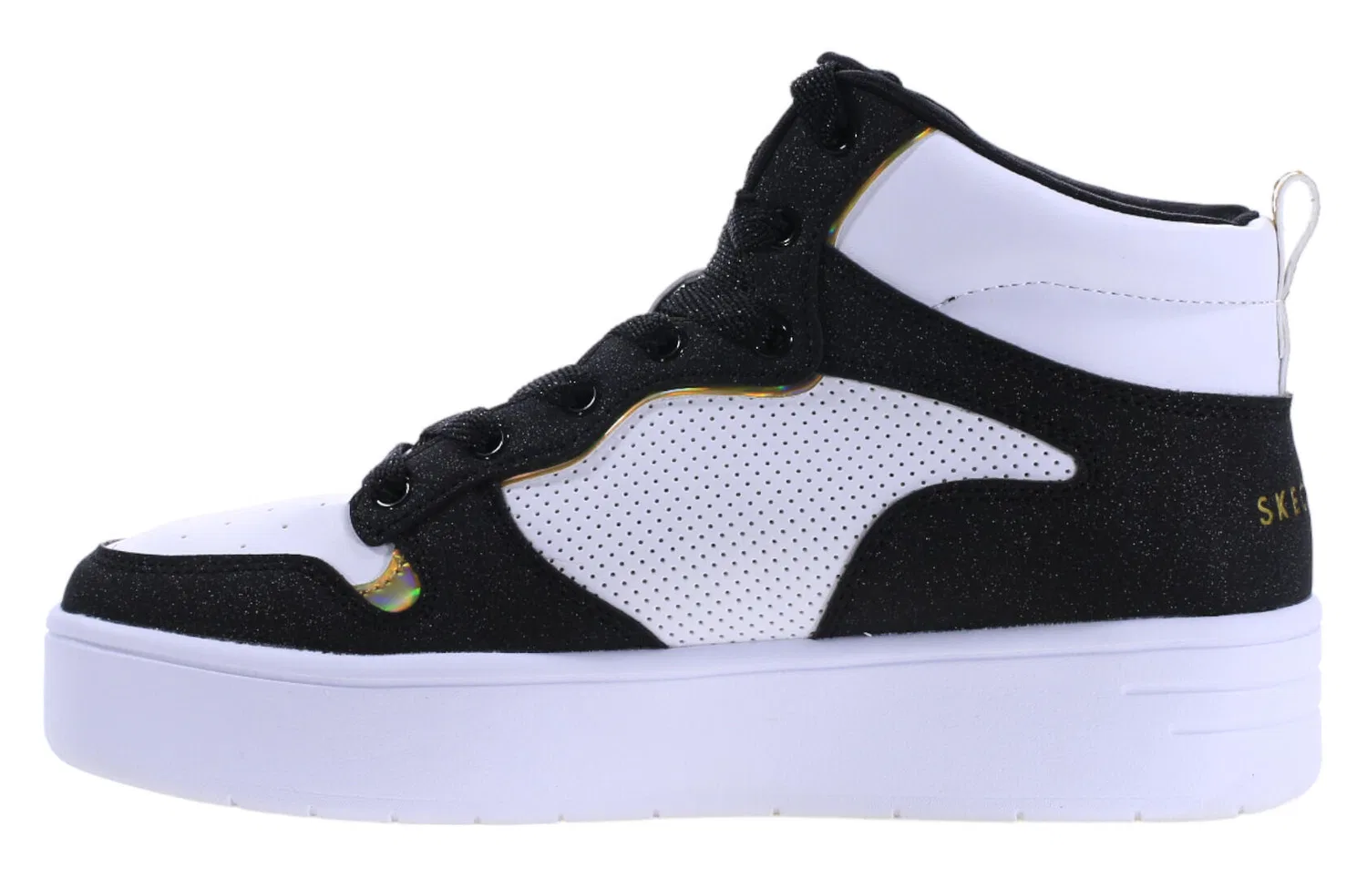 Детские кроссовки с блеском Skechers Court High-Shine, Bunt — фото 2