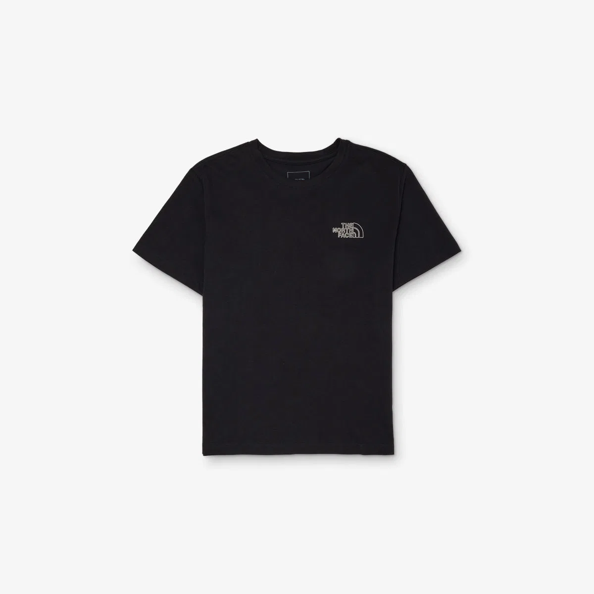 Хлопковая футболка с графическим принтом, размеры XS-xxl, возраст 6-18 лет The North Face, черный