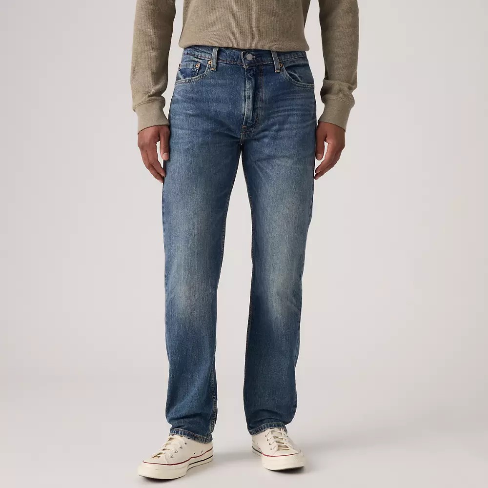 Мужские джинсы Levi’s 505 Regular, средне-синий