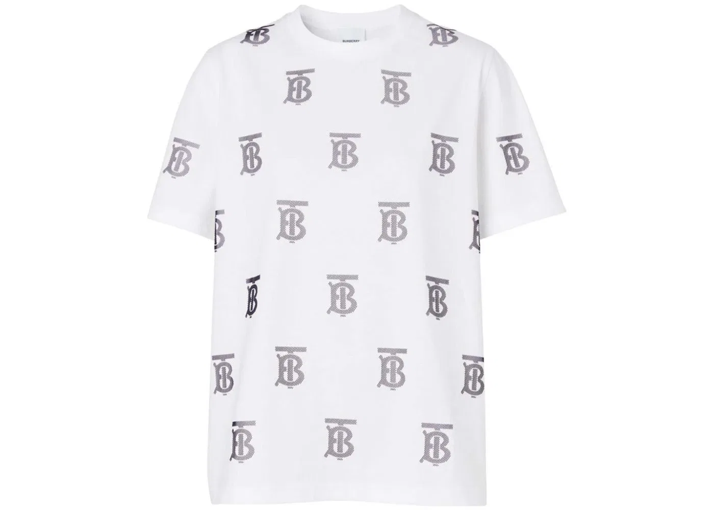 Женская футболка с принтом T-shirt Burberry, White
