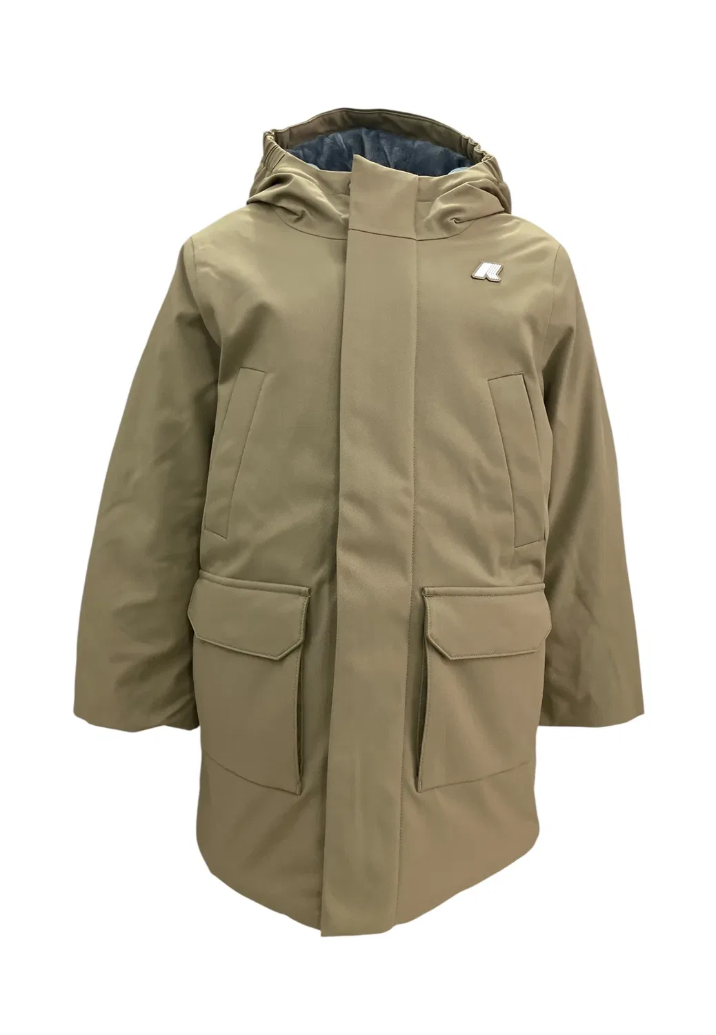 P. jarko marmotta - parka K-Way, Green Army - Blue Airforce