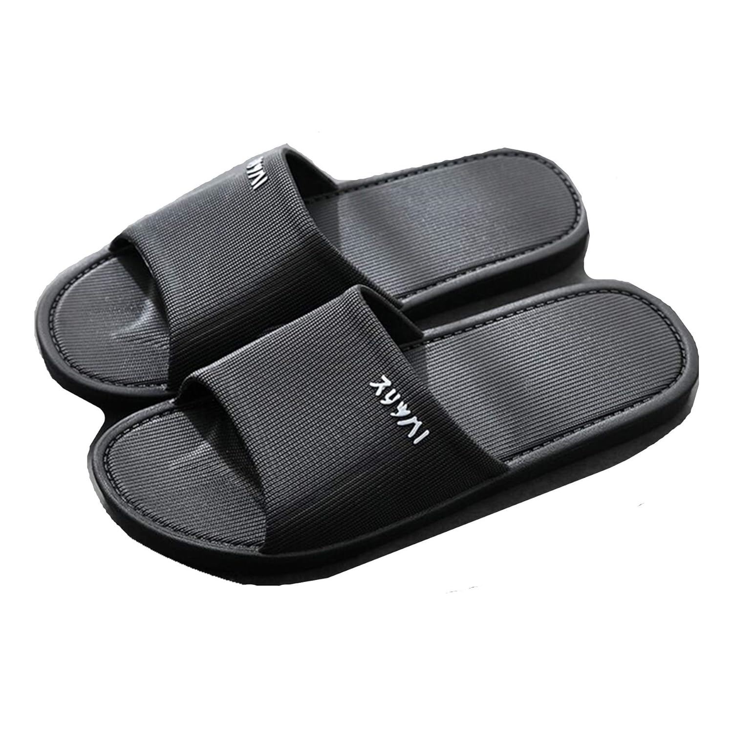 

Shower Slipper, Women/Men's Slippers,Bathroom Non-Slip Slippers, Pool Slides Open Toe, Shower Shoes, Toilet Slippers, Indoor Home House Сандалии (11-12 Women/10-11 Men, Navy blue) Tiger007, черный