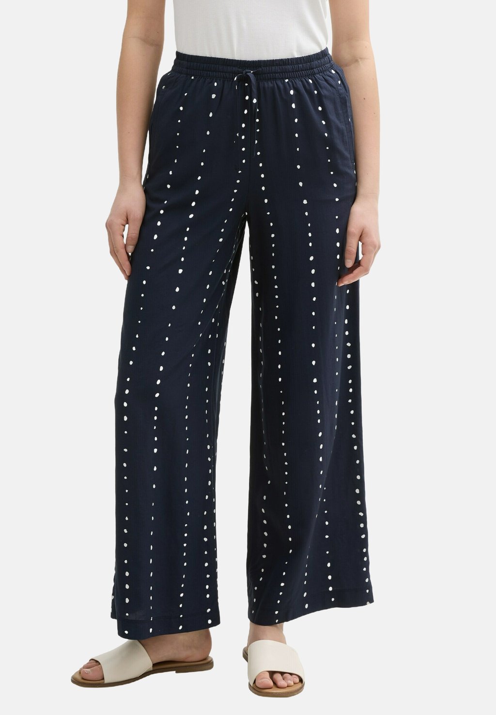 

Брюки WIDE LEG TOM TAILOR, светло-голубой