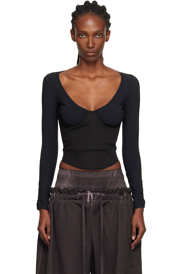 

Топ-Бюстье «Коса» Knwls, черный