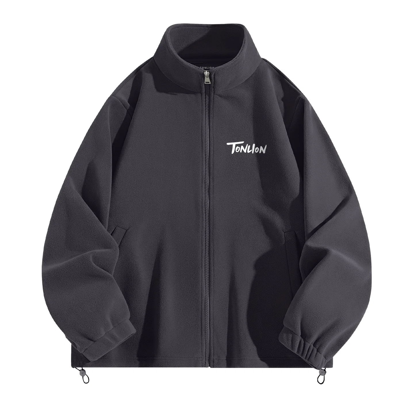 Детское пальто из велюра Tonlion, Deep Grey
