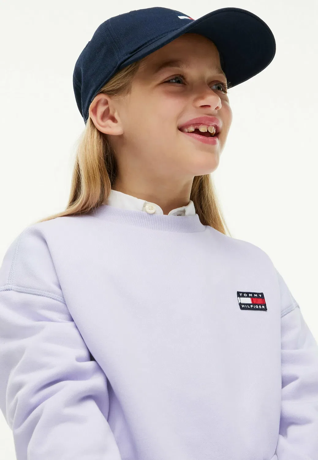 Толстовка с изображением флага наследия - толстовка Tommy Hilfiger, Lavender Ice — фото 4