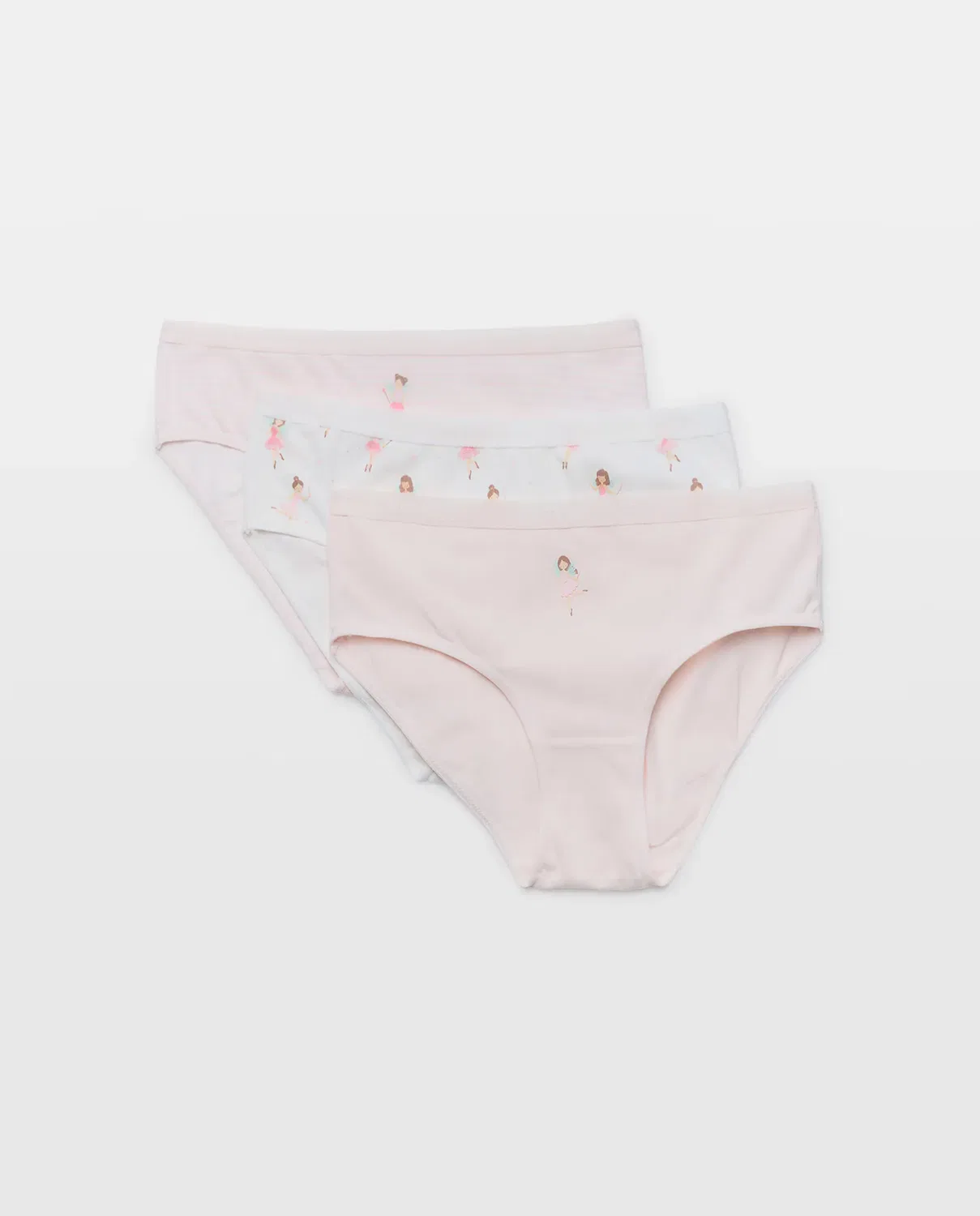 Детский комплект трусов для девочек Pack 3 Bragas Cadera De Niña Haditas Cotton Juice, Rosa