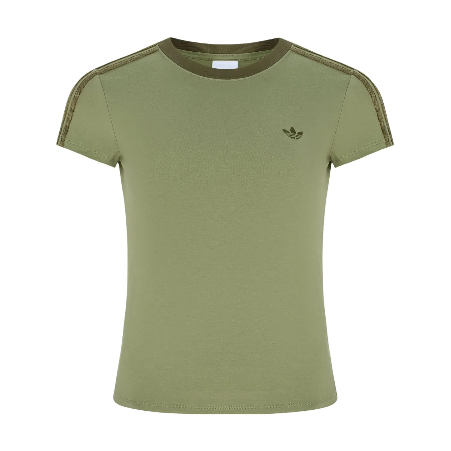 Женская футболка с круглым вырезом Tent Green Adidas Originals, Tent Green
