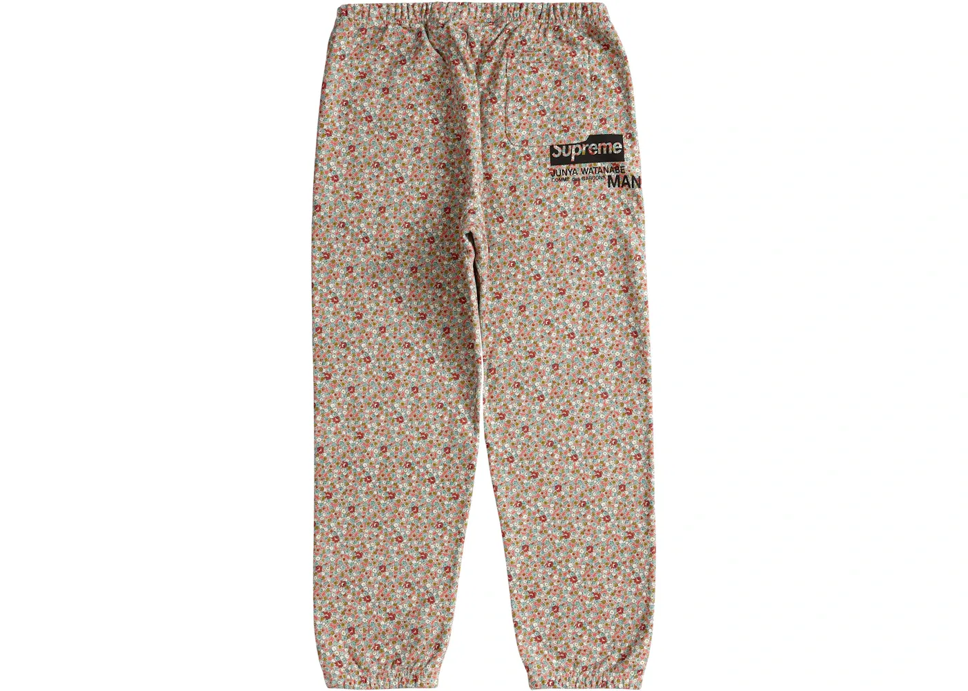 Мужские спортивные штаны с принтом Sweatpant Supreme, Pink Flowers
