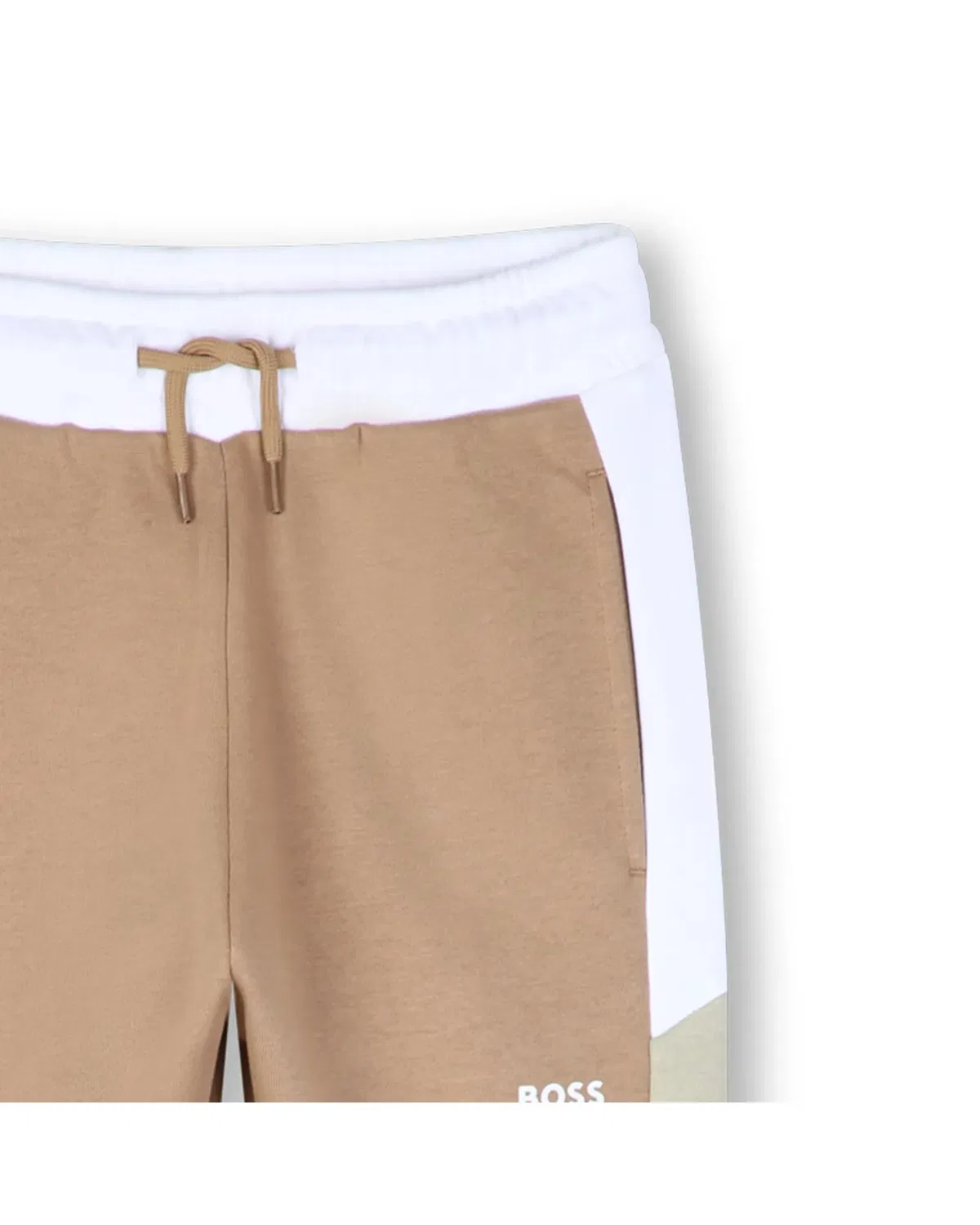 Детские брюки с пятью карманами BOSS Kidswear, Маррон Кларо — фото 2