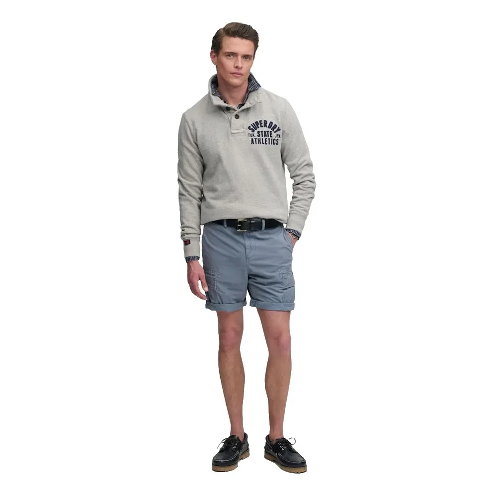 Шорты карго Ripstop Light Superdry, серый — фото 4
