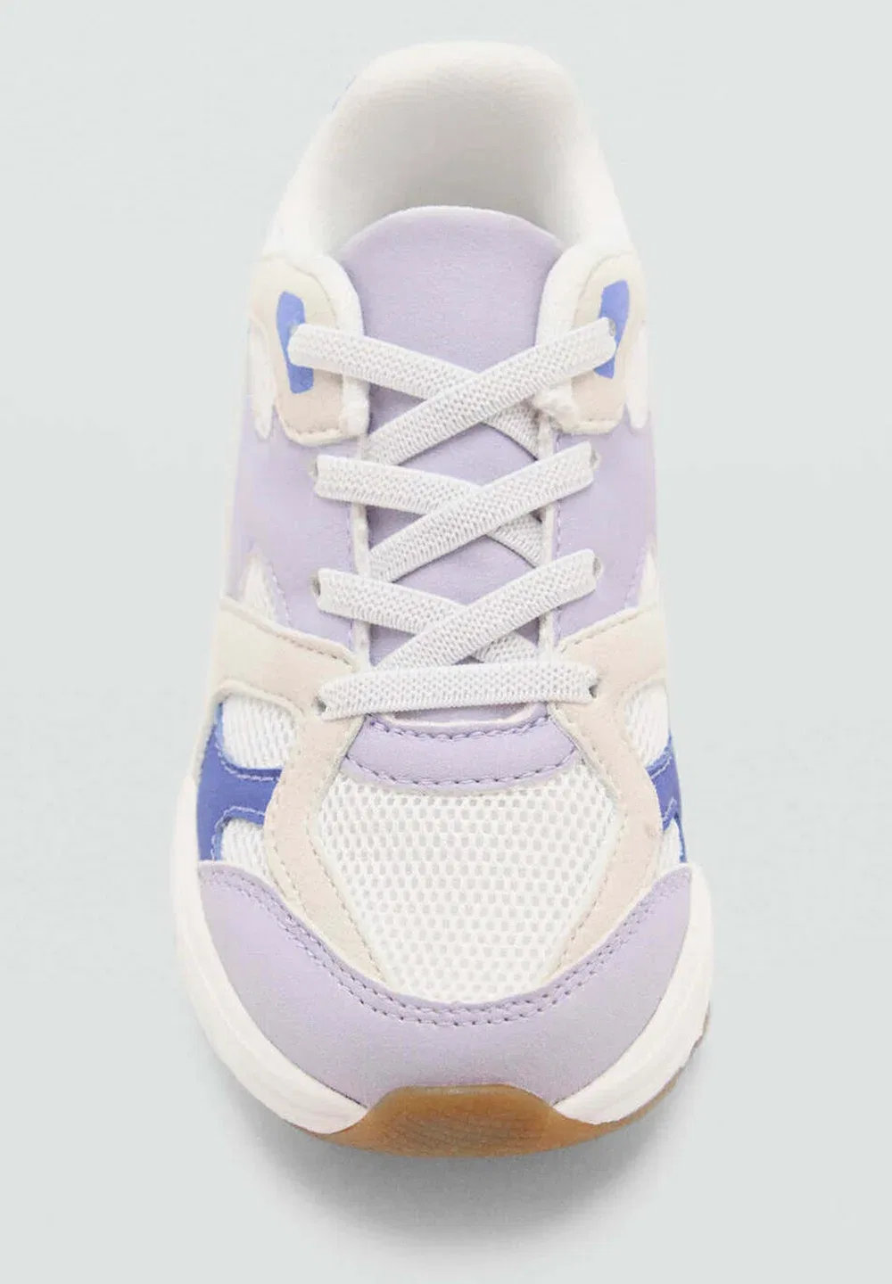Детская обувь - детские туфли Mango Kids, Purple/Off-White — фото 3
