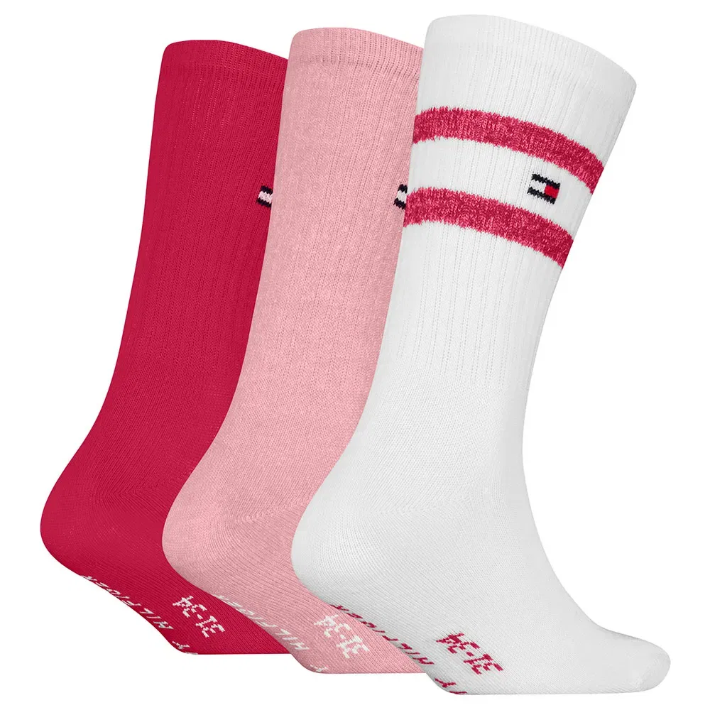 Детские носки-гольфы с укрепленной пяткой и мыском Tommy hilfiger, Pink — фото 2
