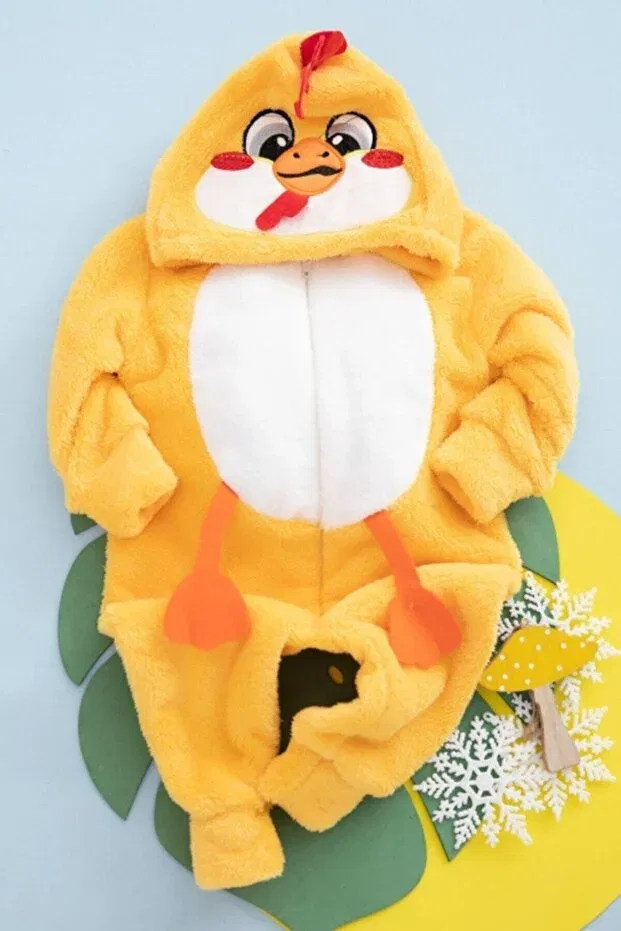 Детский комбинезон с капюшоном Alyakids, Yellow