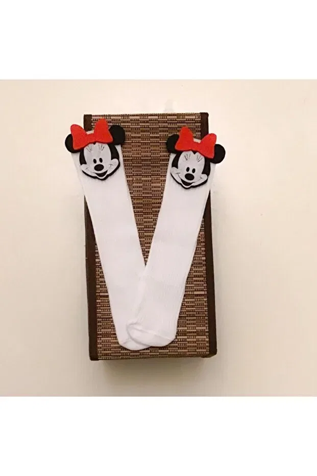 Детские носки для девочек с принтом Mickey Mouse Sude, Siyah — фото 2