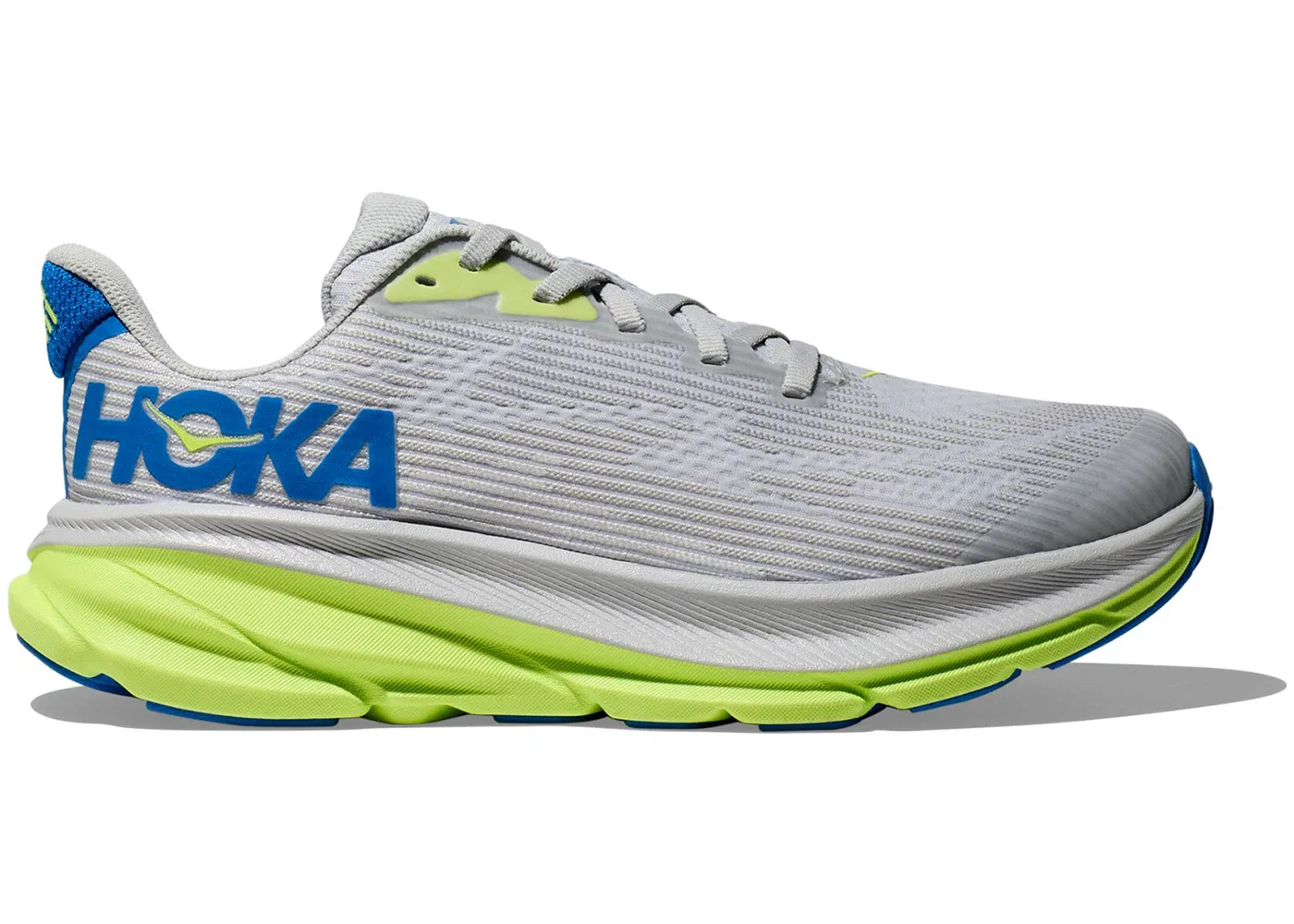 Детские кроссовки для бега Hoka One One Clifton 9, Stardust/Electric Cobalt