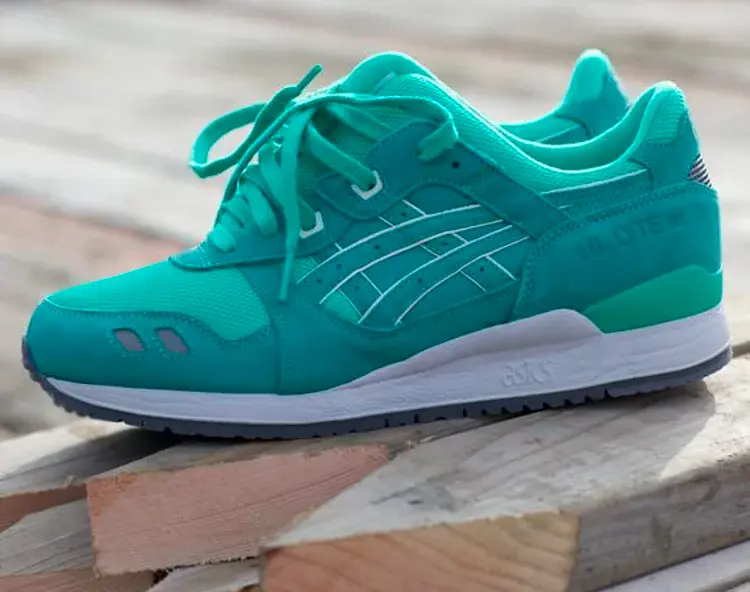 Кроссовки ronnie fieg x gel lyte 3 'mint leaf' Asics, зеленый — фото 3