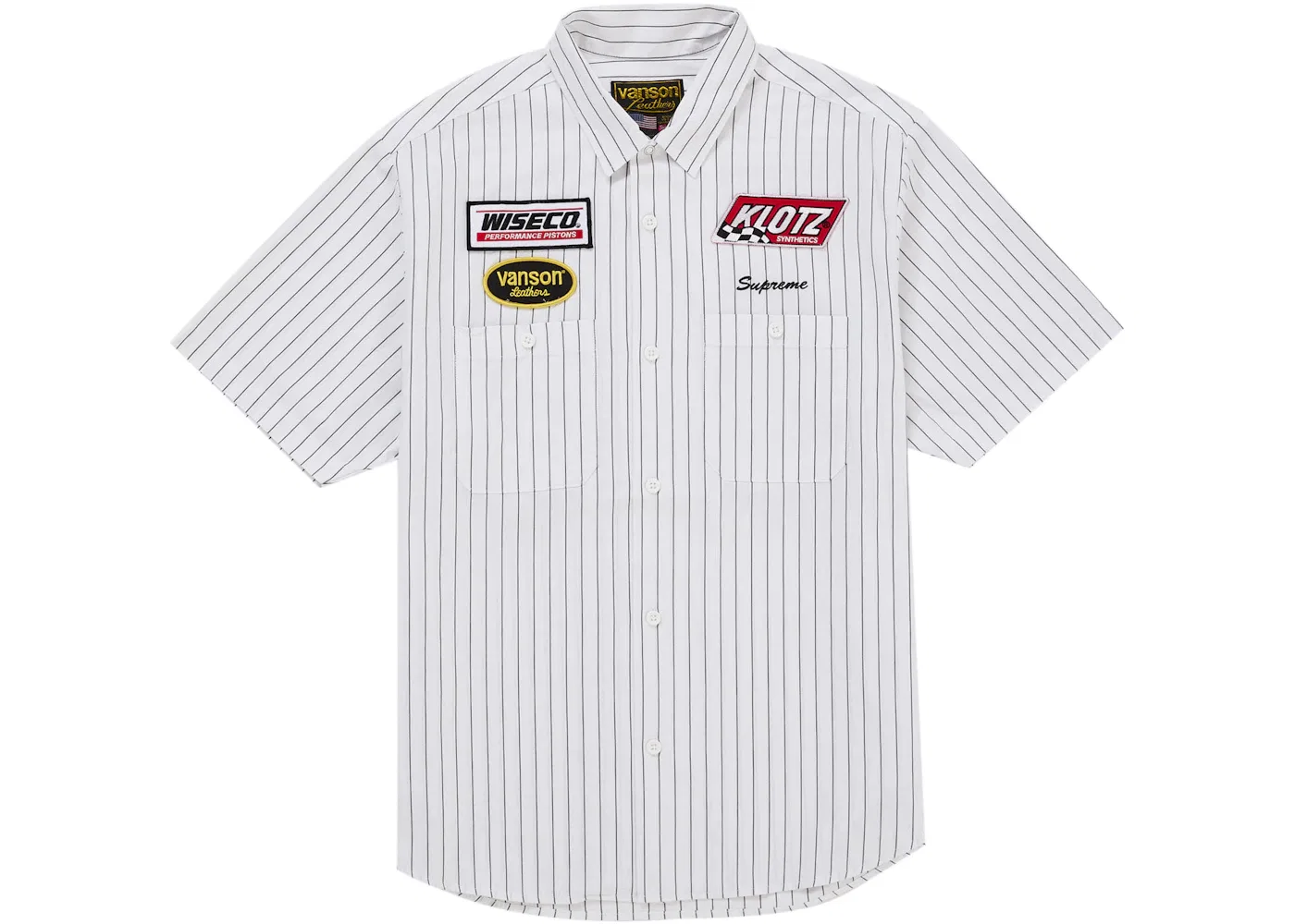 Мужская рубашка с коротким рукавом в полоску Shirt Supreme, Stripe