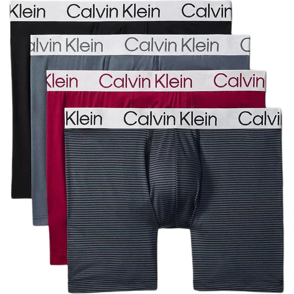 Мужские боксеры-брифы комплект из 4 штук Calvin Klein, Multicolor