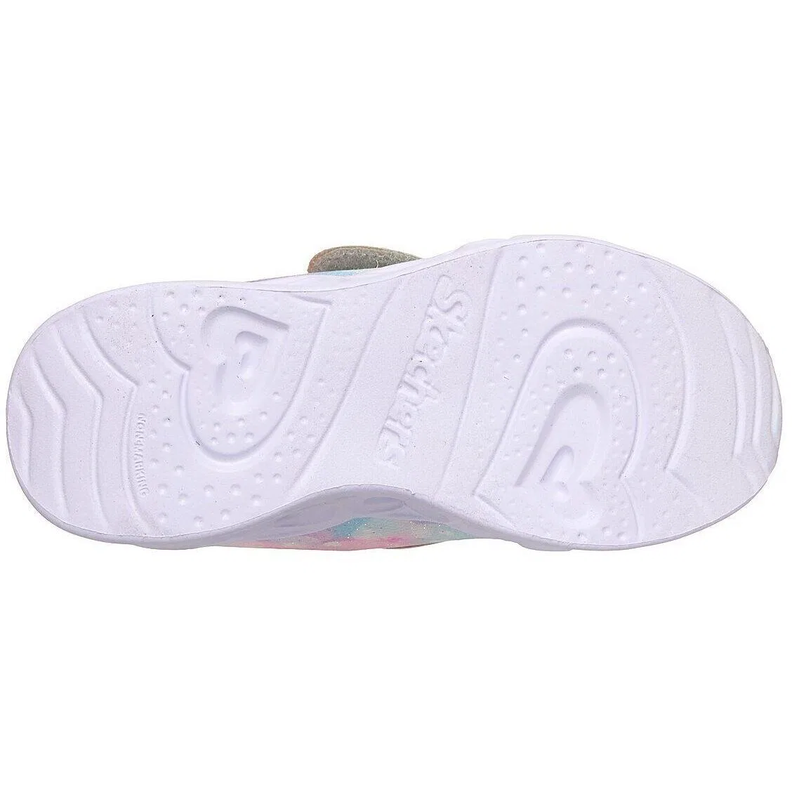 Детские кроссовки с подсветкой Skechers Heart Lights Lovin Reflecti, Bunt — фото 4