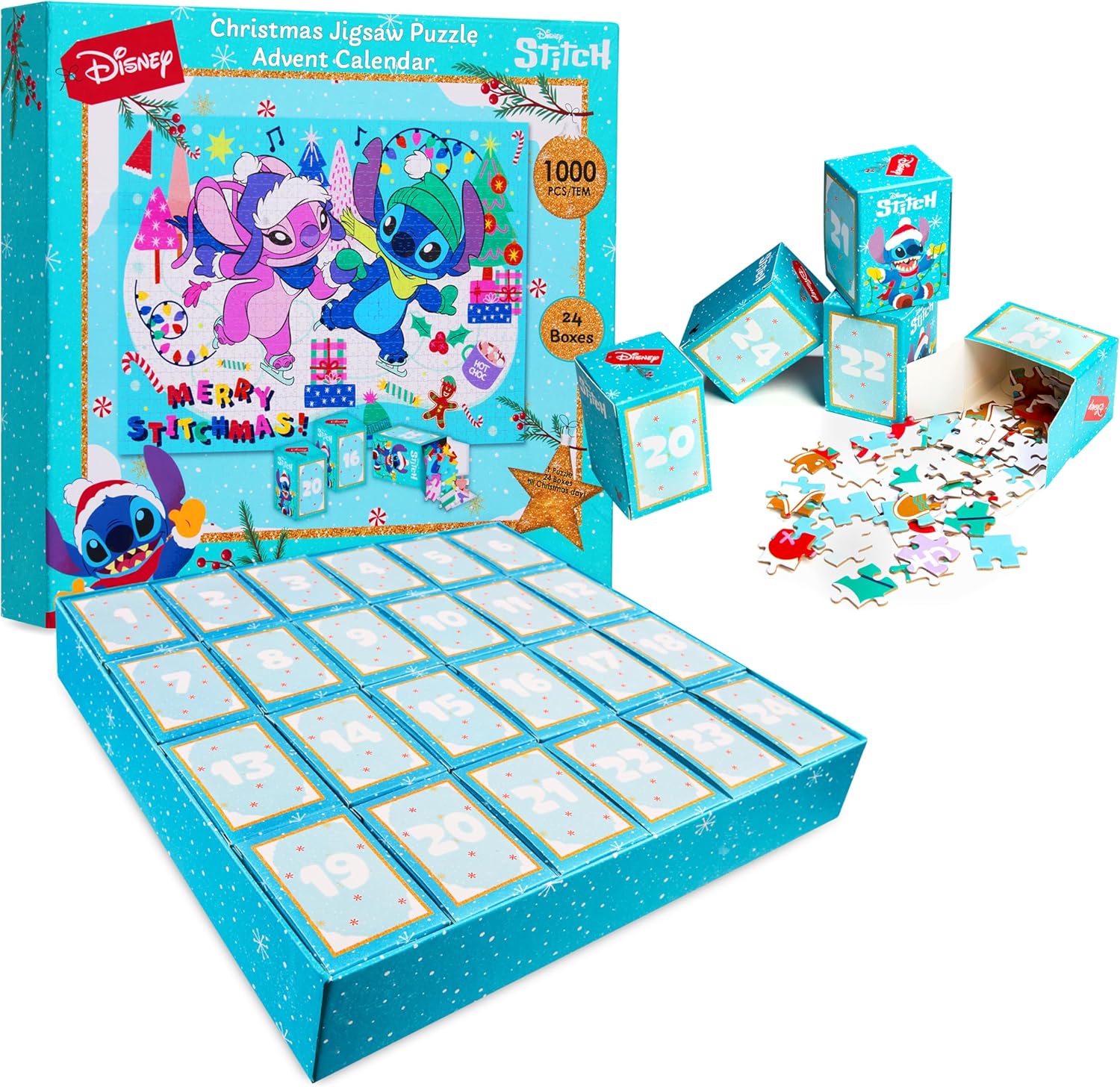 

Адвент-календарь Disney Stitch Puzzle 2025