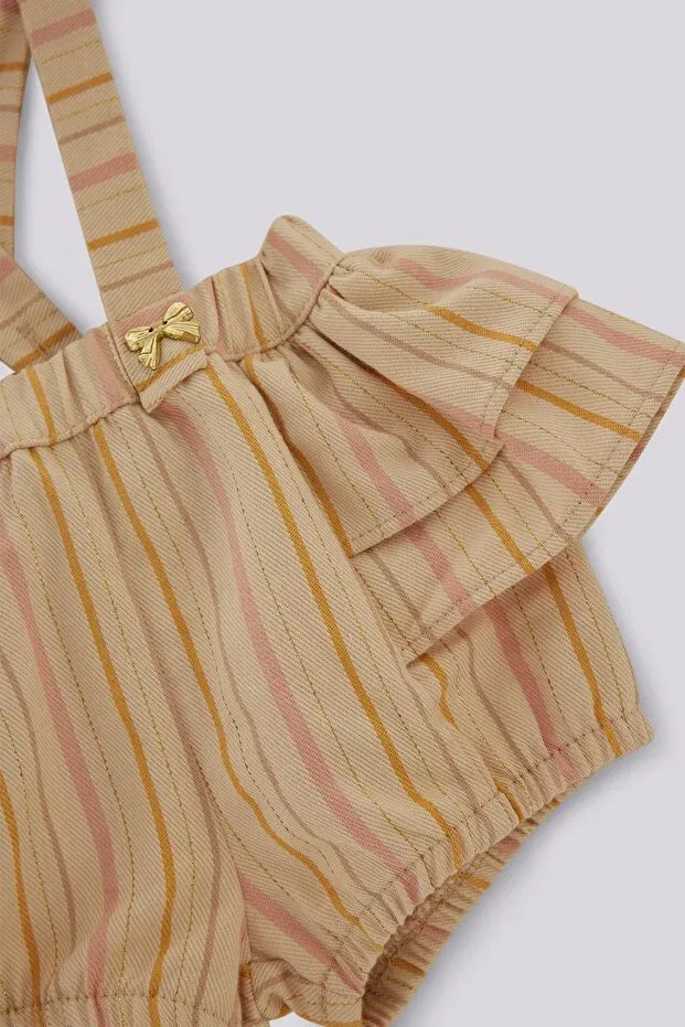 Детский комбинезон для девочек с принтом Лайетт, Lined Layette — фото 2
