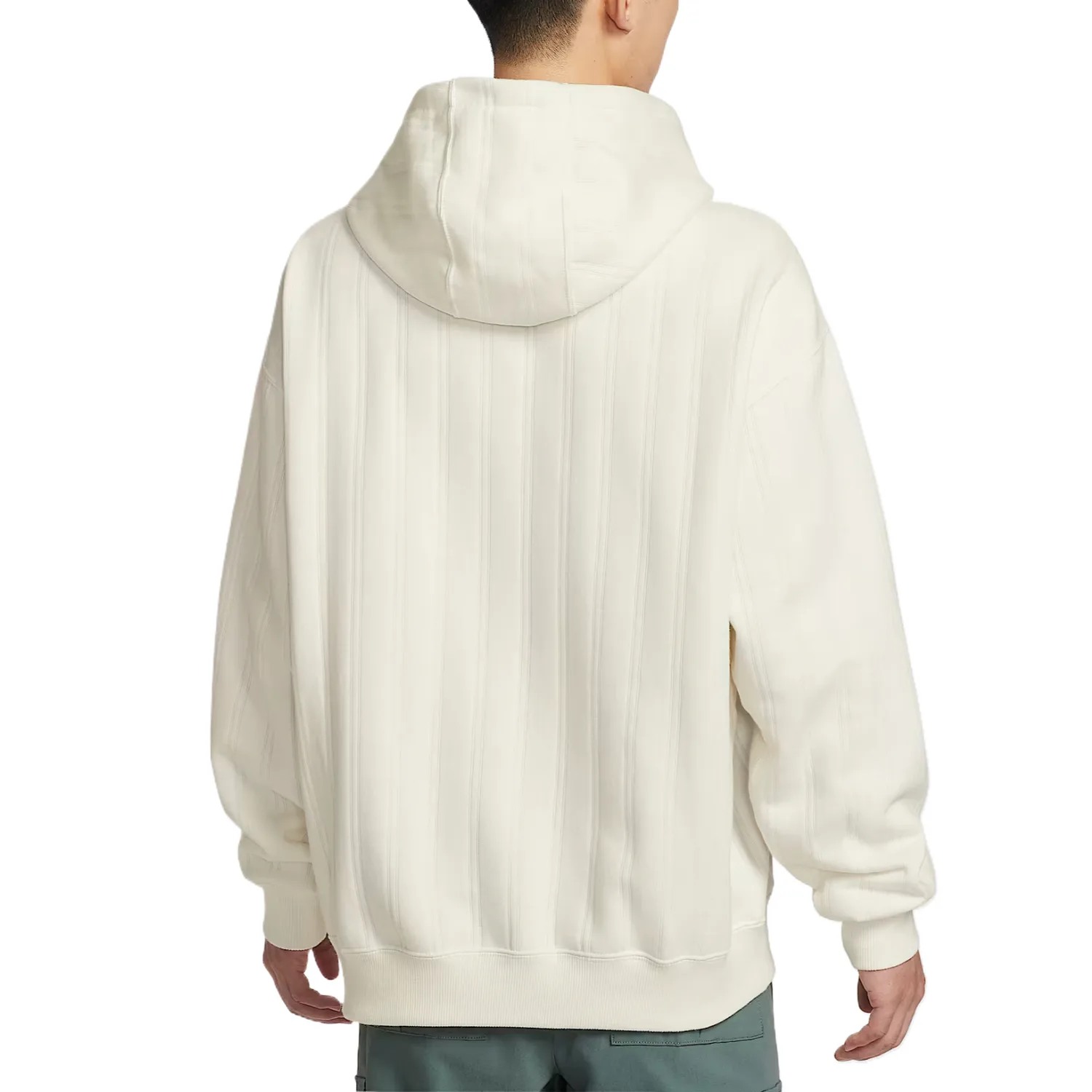Толстовка Therma FIT мужская Nike, Canvas White/Black — фото 3
