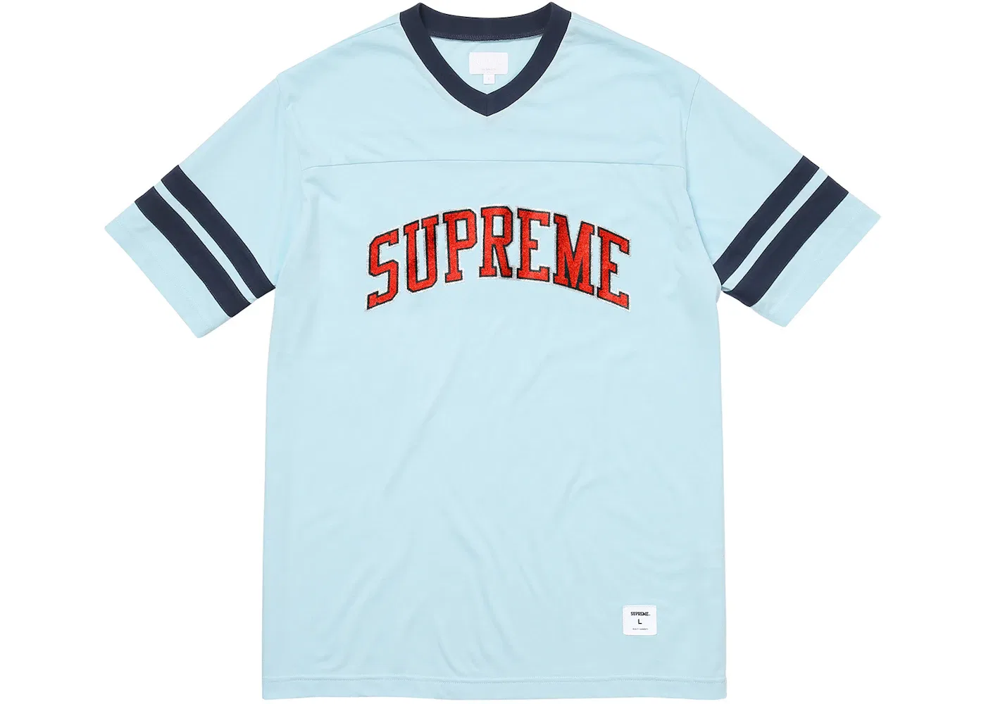 Мужской топ с блестящим принтом Arc Football Supreme, цвет Light Blue
