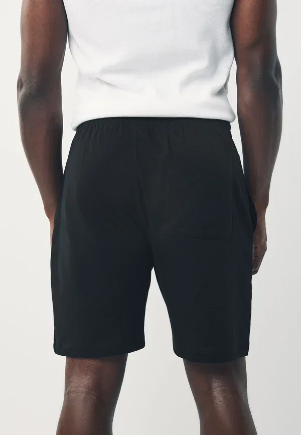 Пижамные брюки хлопковые Regular fit 3 pack Next, черный — фото 4