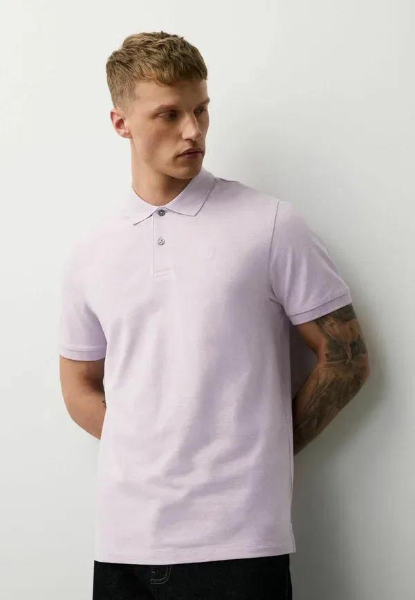 Футболка поло хлопковая 3-pack Next Lilac, White, белый/голубой/сиреневый — фото 3