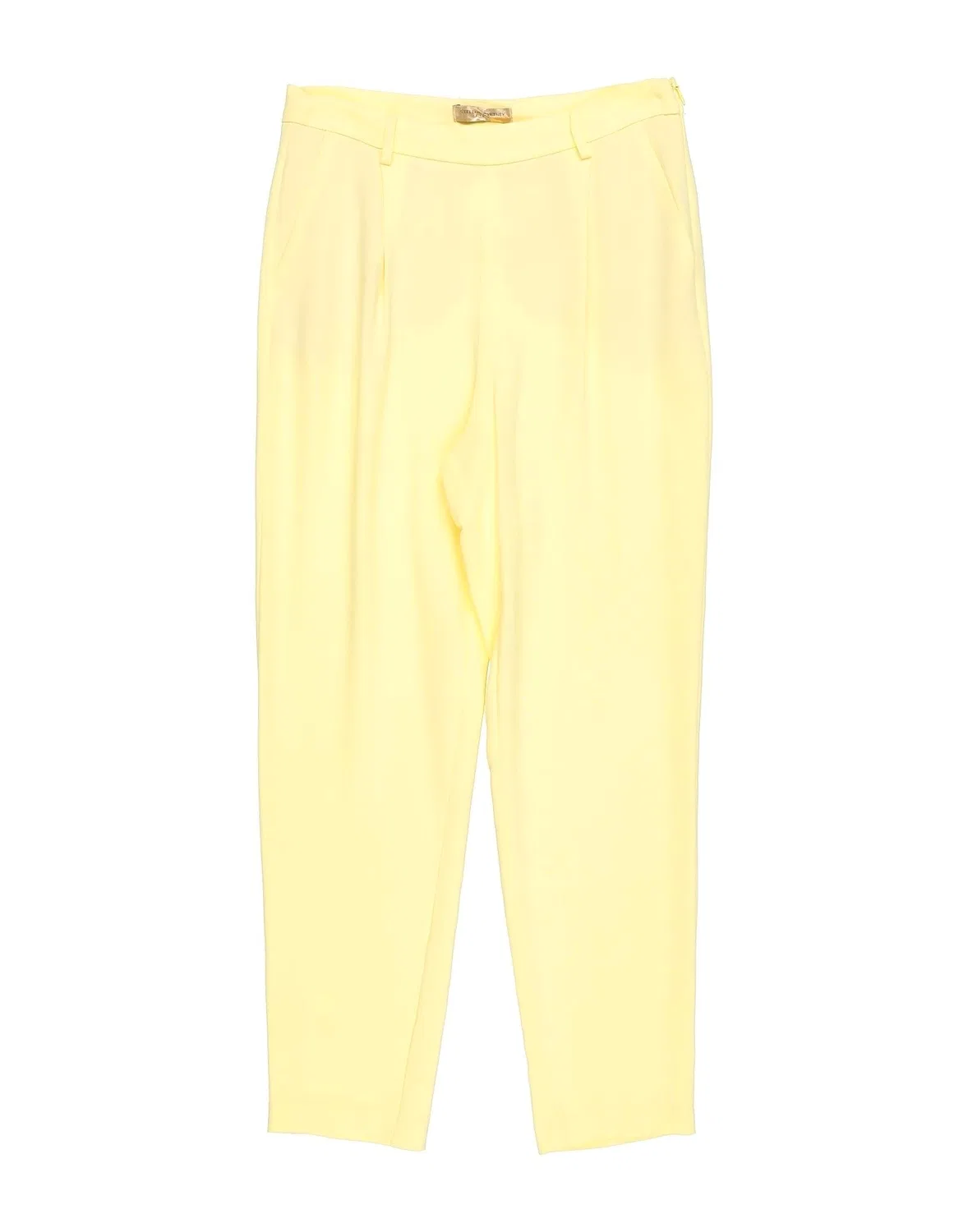 Детские брюки для девочек из крепа Stella Mccartney Kids, желтый