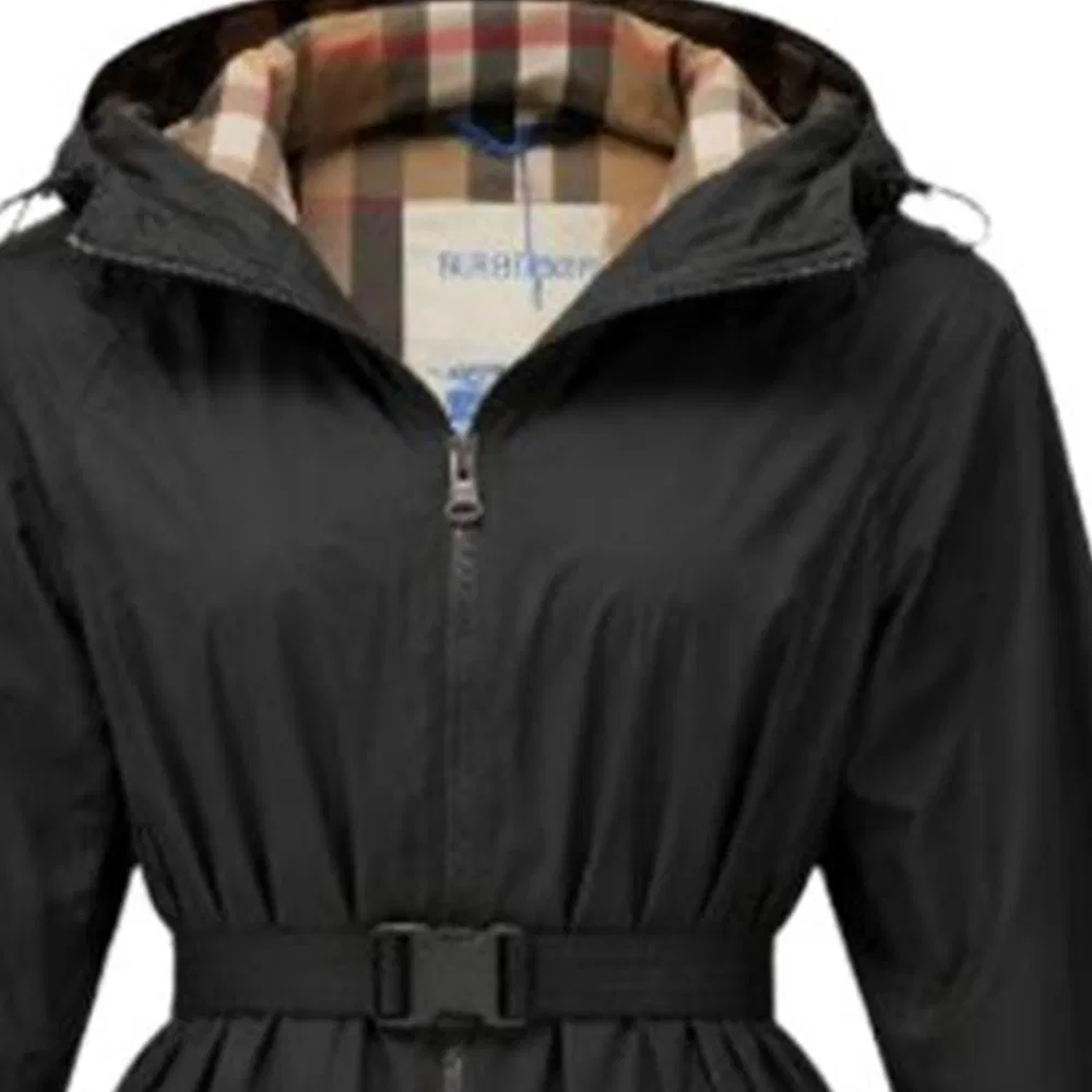 Куртка Burberry, женская, черный, повседневная — фото 4