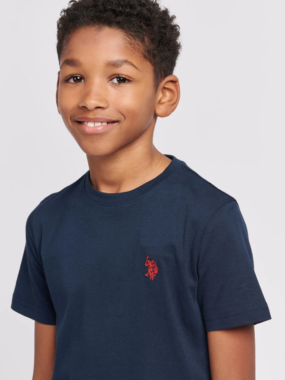 Футболка U.S. Polo Assn. Double Horsemen, синий — фото 4