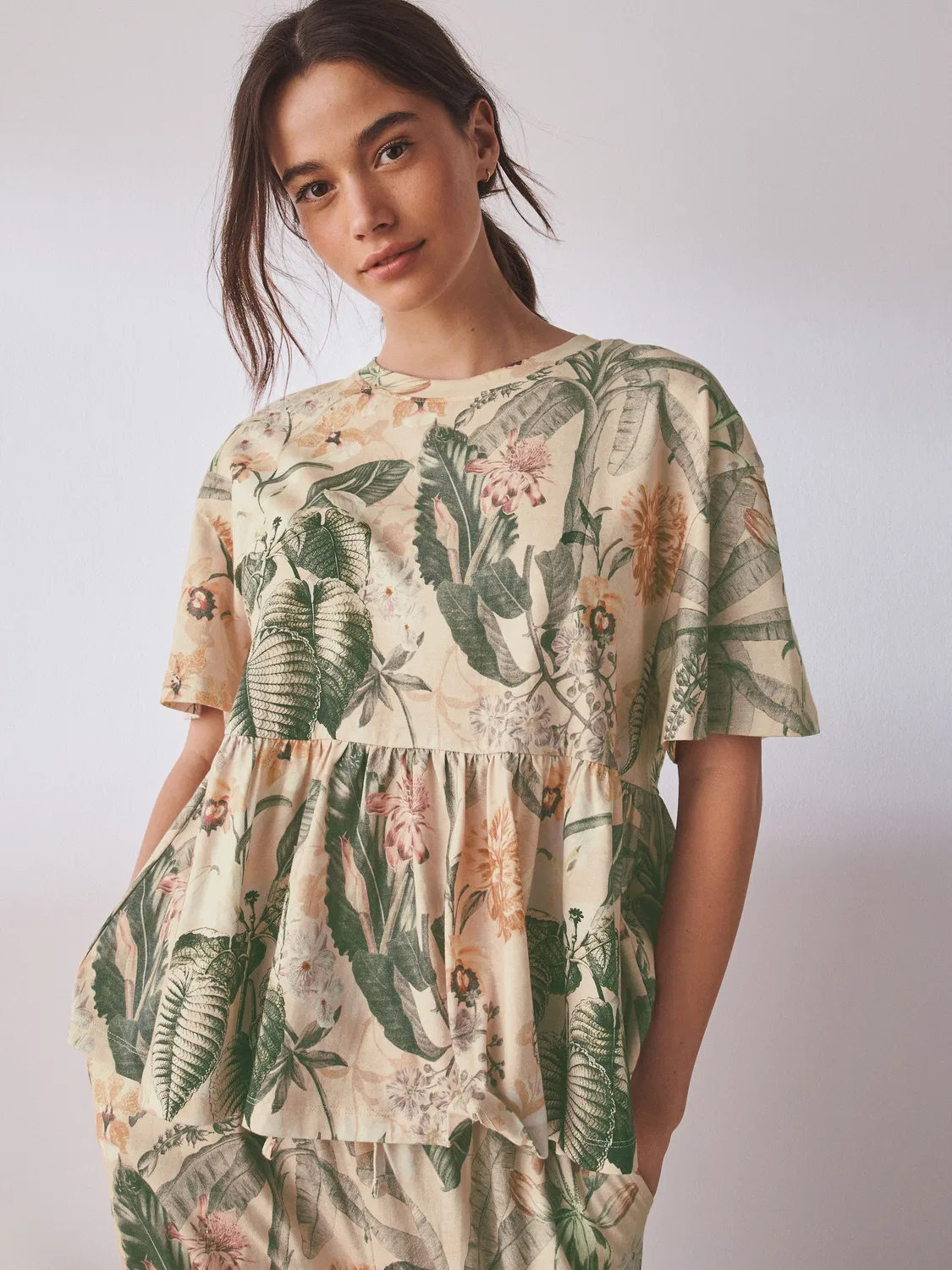 Пижама Peplum Short Sleeve, коллекция Kew Next, кораллово-розовый — фото 4