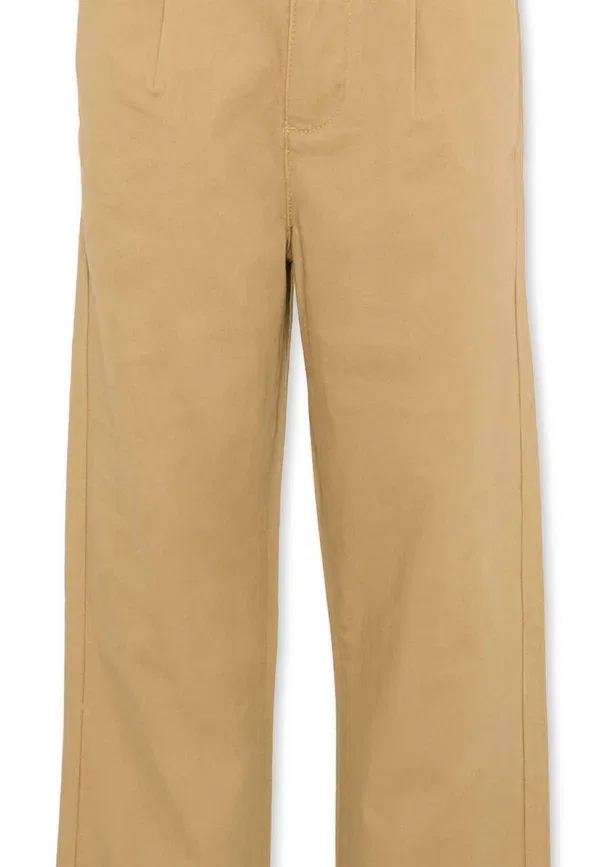 Брюки хлопковые Pantaloni Tru Trussardi Junior, бежевый — фото 3