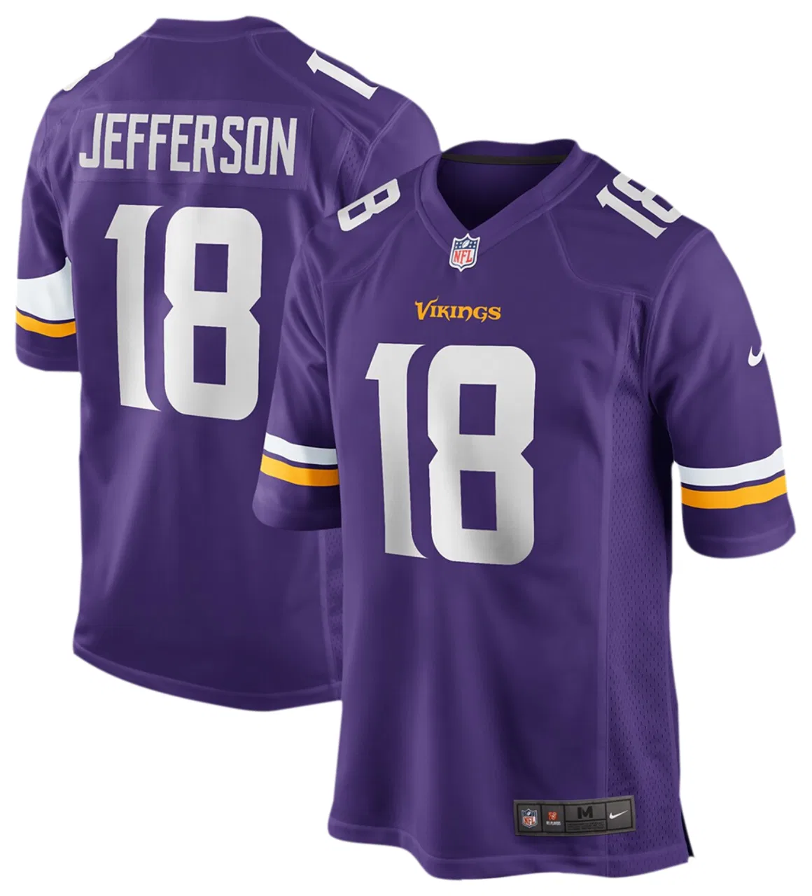 Мужская футболка с длинным рукавом Nike Vikings Game Day Jersey, Nike, Purple Purple — фото 3