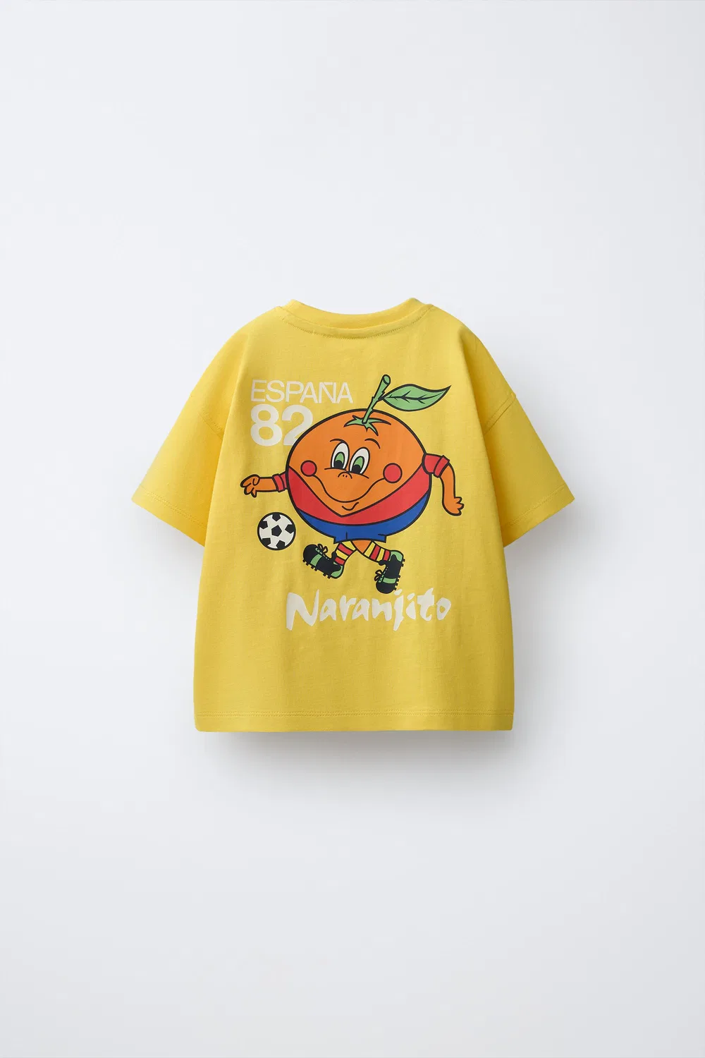 FIFA CLASSICS - Футболка с принтом Чемпионата мира по футболу FIFA 1982 ZARA, Yellow — фото 2