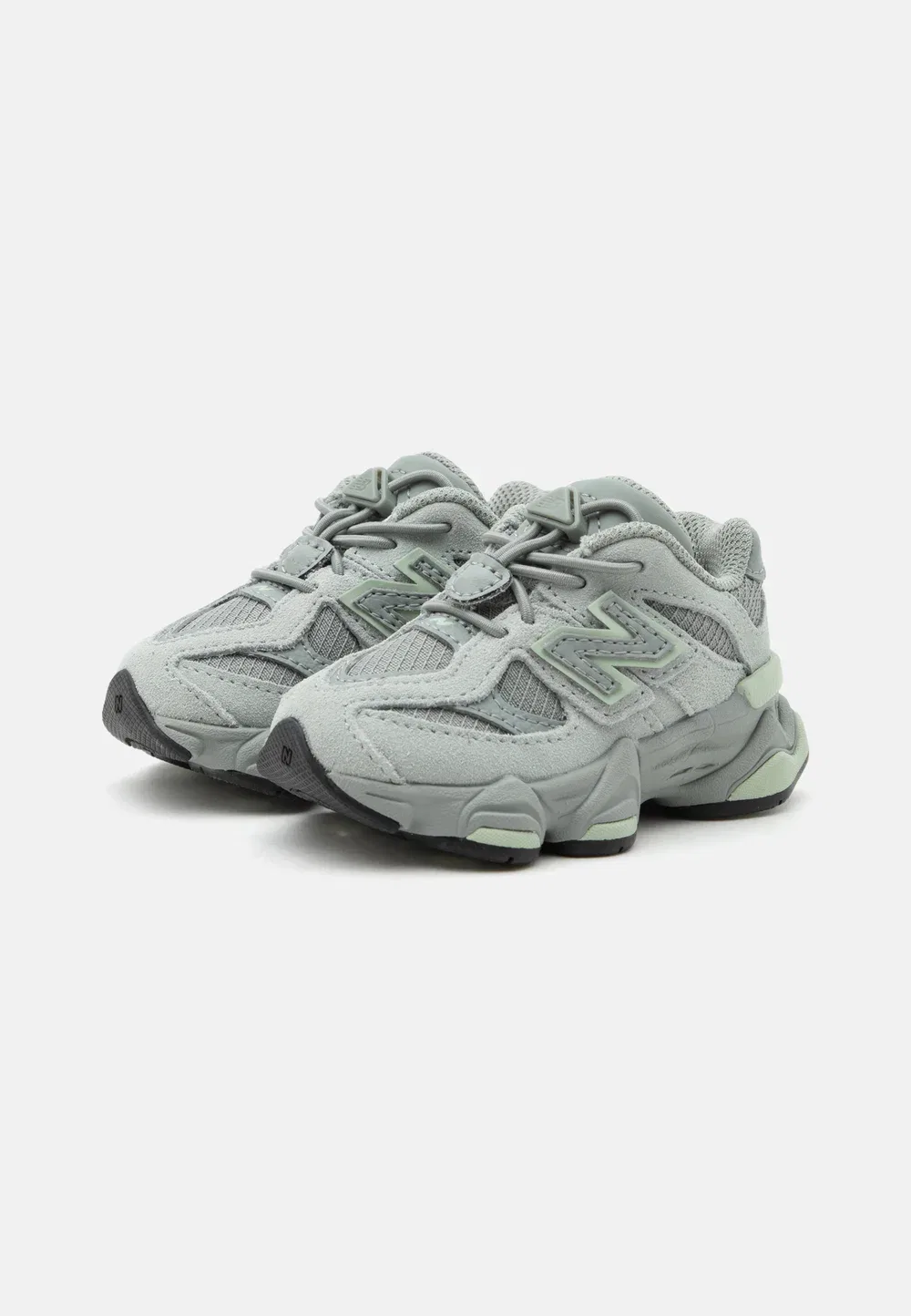9060 унисекс - детская обувь New Balance, Bayberry/Lone Star Grey — фото 2